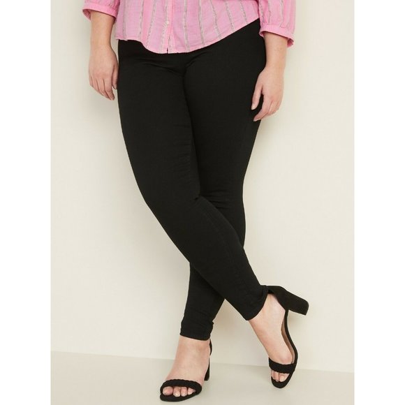 black jeggings size 18